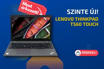 Lenovo ThinkPad T560 | 15,6 colos FULL HD kijelző | Intel Core i5-6300U | 8GB memória | 256GB SSD | Magyar billentyűzet | Windows 10 PRO + 2 év garancia!
