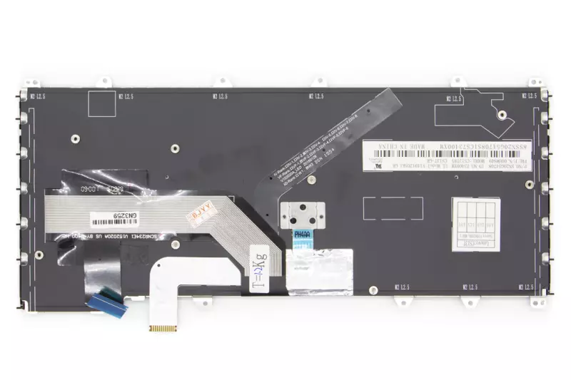 Lenovo ThinkPad Yoga 260, 370 gyári új US angol háttér-világításos billentyűzet trackpointtal (00PA124, 00PA206)
