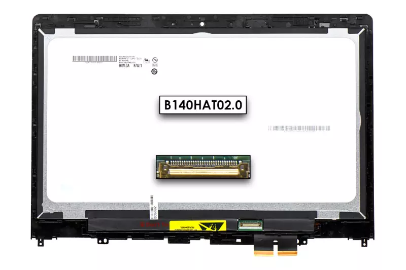 Lenovo Yoga 510-14IKB, Flex 4-1480 gyári új fényes 14.0' FHD (1920x1080) eDP IPS Slim kijelző modul (5D10M41756)