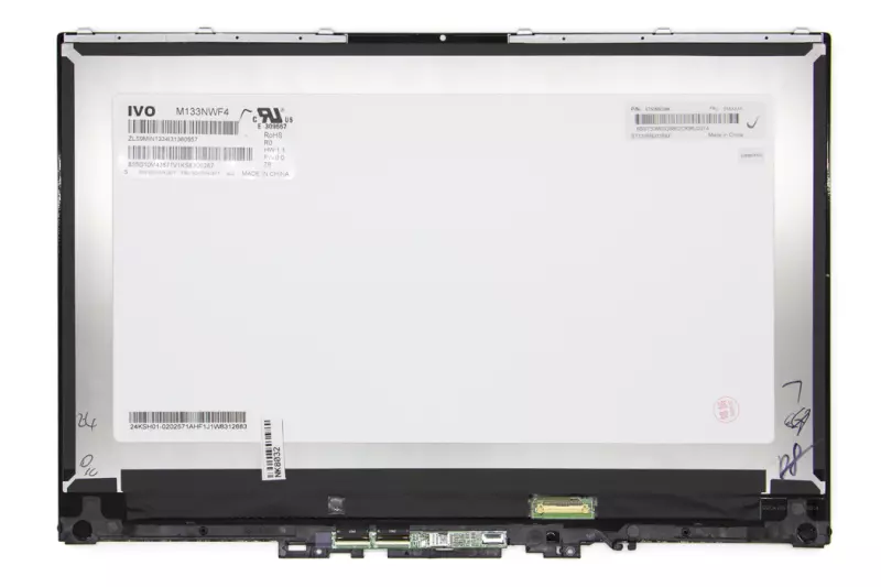 Lenovo Yoga 720-13IKB (Type 81C3, 80X6) gyári új fényes 13.3' FHD (1980x1080) eDP IPS Slim kijelző modul (5D10N24290)