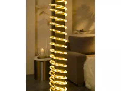 Livarno Home Elegáns LED Dekorációs Fényfüzér Fénykábel, 11,5 méter hosszú, 6 órás időzítővel, kültéri és beltéri használatra. - Meleg fehér