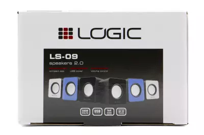 Logic USB-s sztereó (2x3W) hangszóró (LS-09)