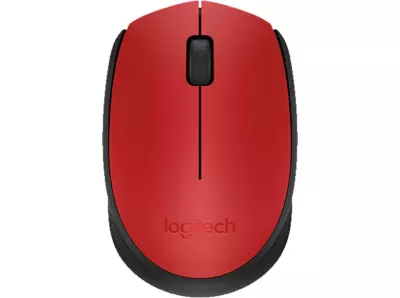 Logitech M171 piros vezeték nélküli USB optikai egér (910-004641)