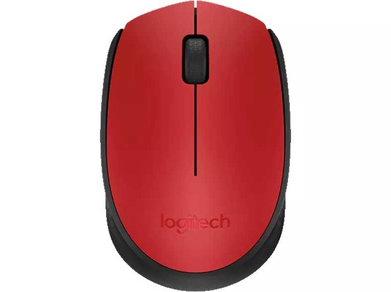 Logitech M171 piros vezeték nélküli USB optikai egér (910-004641)