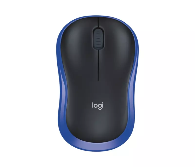 Logitech m185 USB kék optikai vezeték nélküli egér (910-002239)