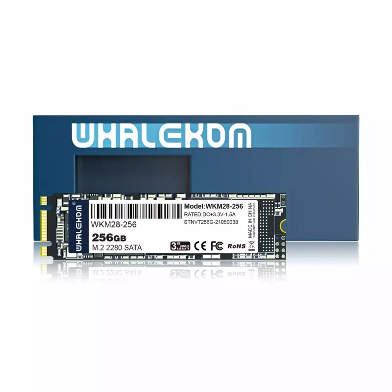 Whalekom 256GB M.2 SATA (2280) SSD kártya