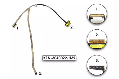 MSI GE62 gyári új LCD kábel (K1N-3040022-H39)