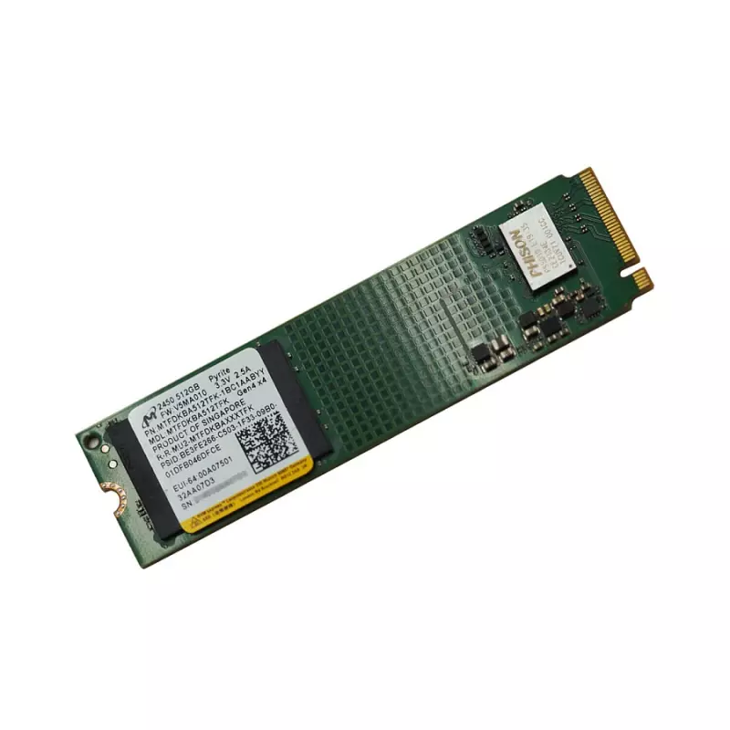 Micron 2450 NVMe 512 GB M.2 (2280) PCIe NVME SSD meghajtó kártya (MTFDKBA512TFK) | 3 év garancia! 