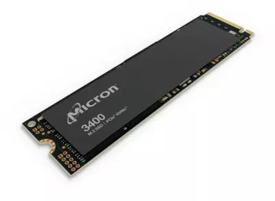 Micron 3400 NVMe 512 GB M.2 (2280) PCIe NVME SSD meghajtó kártya (MTFDKBA512TFH) | 3 év garancia! 