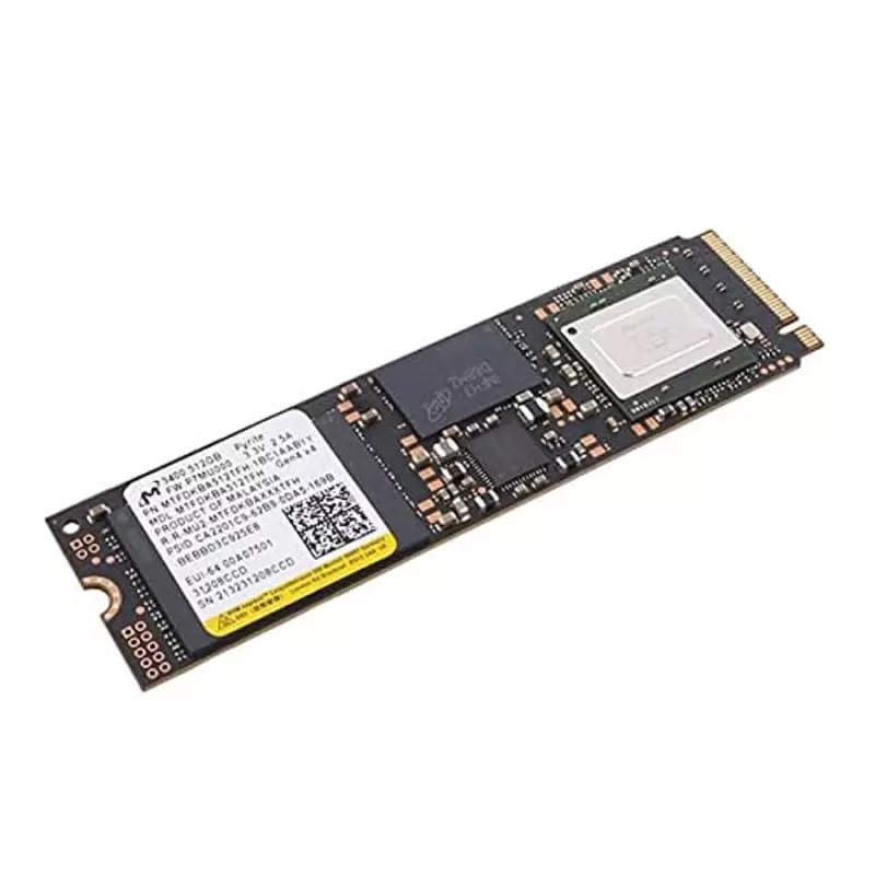 Micron 3400 NVMe 512 GB M.2 (2280) PCIe NVME SSD meghajtó kártya (MTFDKBA512TFH) | 3 év garancia! 