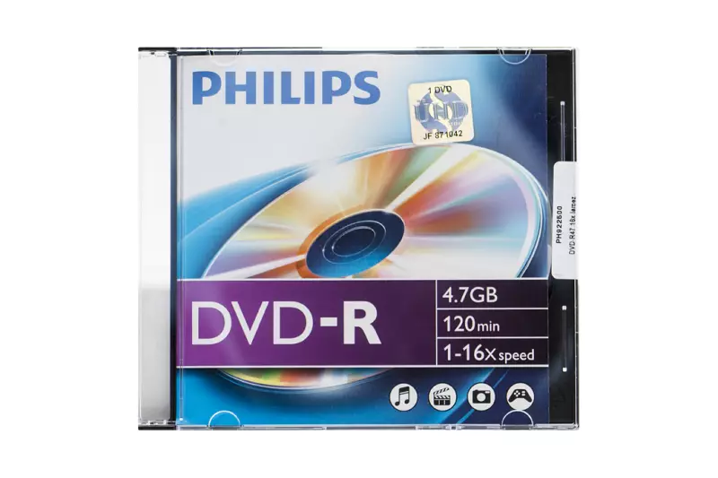 Philips DVD-R lemez 4.7GB 16x slim tok, PH922500