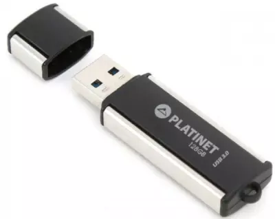 Platinet 128GB Pendrive | USB 3.2 | Fekete-Ezüst (PMFU3128X)