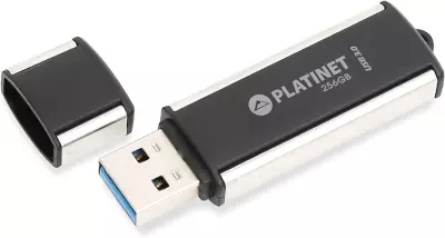 Platinet 256GB Pendrive | USB 3.2 | Fekete-Ezüst (PMFU3256)