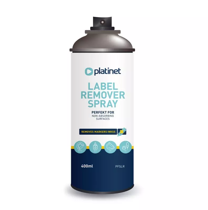Platinet címke, matrica, ragasztó eltávolító spray 400ml (PFSLR)