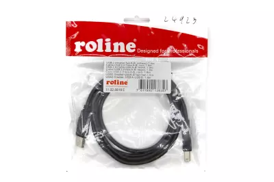 Roline USB 2.0 (apa - m) - USB type A-B (apa - m) 1.8m összekötő kábel (11.02.8818)