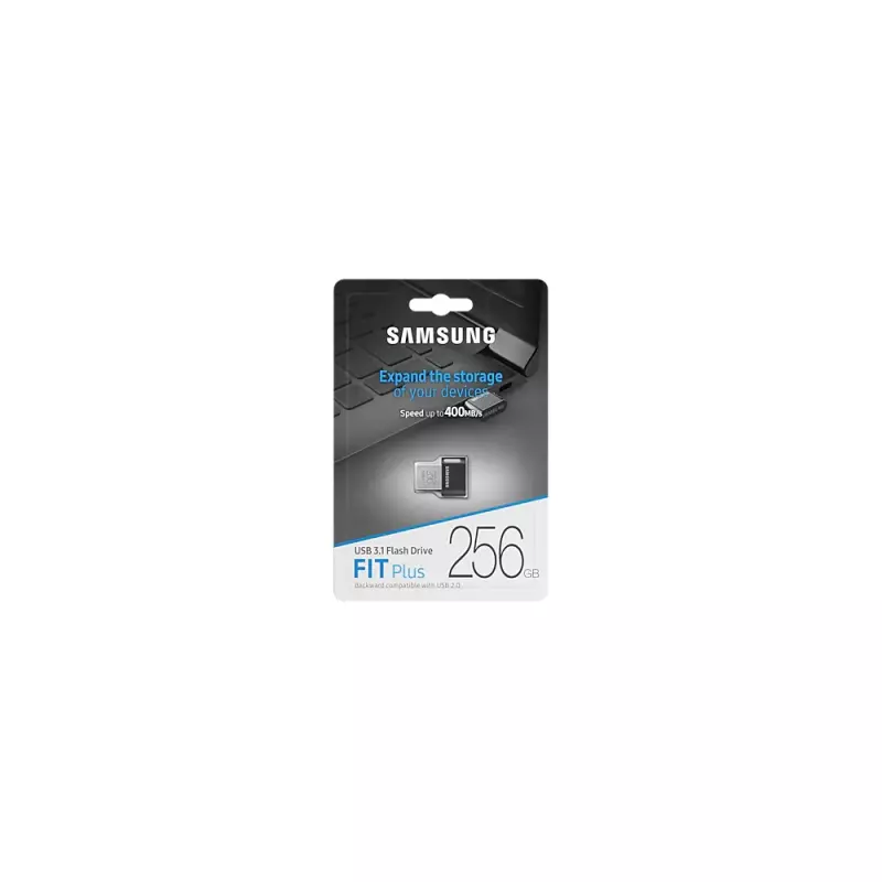 SAMSUNG 256GB Pendrive | USB 3.1 | Fekete | FIT Plus | 400MB/s (MUF-256AB/APC)