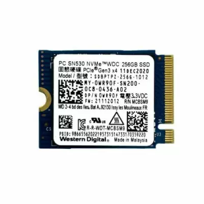 Western Digital 256GB PCI-E NVMe M.2 SSD meghajtó, (2230) (SN530)