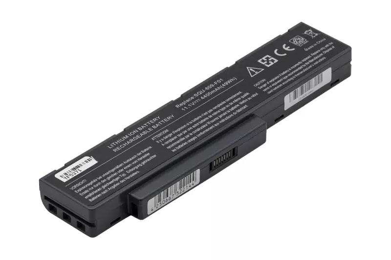 BENQ Joybook R56 laptop akkumulátor, új, gyárival megegyező minőségű helyettesítő, 6 cellás (4400mAh)