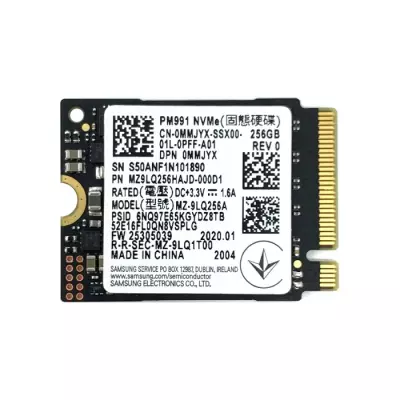 Samsung 256GB M.2 PCIe NVME SSD meghajtó kártya, (2230) (MZ9LQ256x)