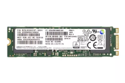 Samsung 256GB M.2 SATA3 SSD MZNLN256HCHP-000H1