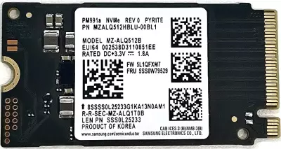 Samsung 512GB M.2 PM991a NVMe PCIe SSD meghajtó, (2242) (MZ-ALQ512B) | 3 év garancia