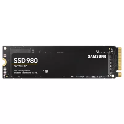 Samsung 980 1TB M.2 NVMe PCIe SSD meghajtó, (2280) (MZ-V8V1T0BW)