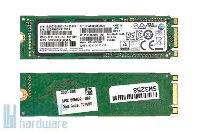128GB használt M.2 (2280) SATA SSD kártya