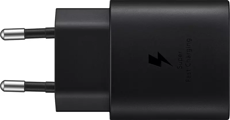 Samsung Galaxy 25W Gyors Töltő USB-C, Fekete, Kábel Nélkül (EP-TA800NBEGEU)