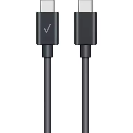 Samsung Galaxy S10, S20, S21, S22, S23, S24 USB-C to USB-C Töltőkábel kábel 1m, fekete
