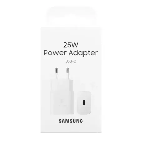 Samsung Gyári Galaxy 25W Telefon és Tablet Töltő, Adapter Fehér (EP-T2510NWEGEU)  