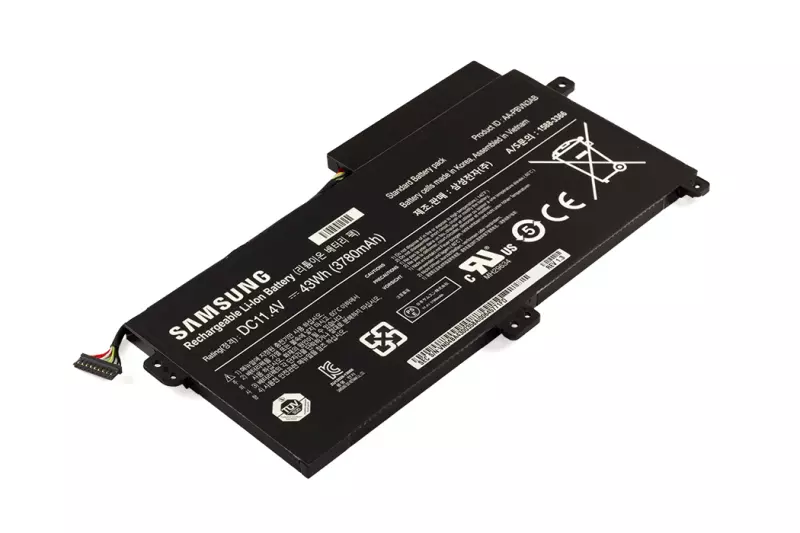 Samsung NP NP510R5E laptop akkumulátor, gyári új, 6 cellás (3780mAh)