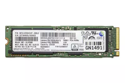 256GB használt M.2 PCIe NVME SSD kártya (2280)