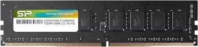 Silicon Power 4GB DDR4 2666MHz CL19, 1.2V DESKTOP PC LONG DIMM memória modul (SP004GBLFU266X02)