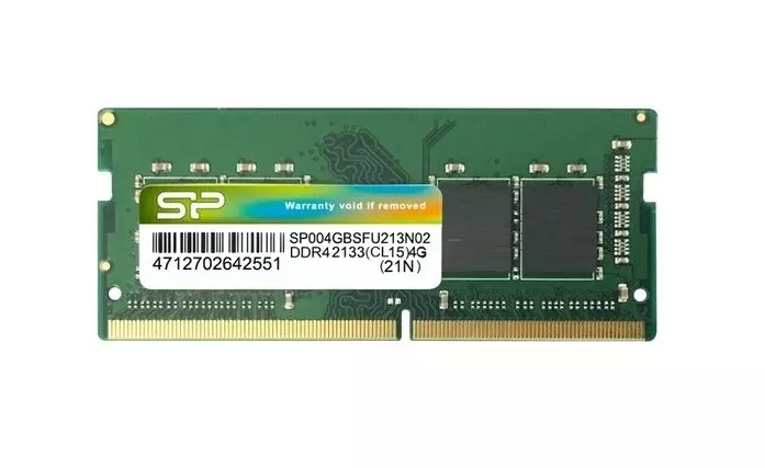Silicon Power 8GB DDR4 2133MHz laptop memória modul, SO-DIMM, CL15 (SP008GBSFU213B02)