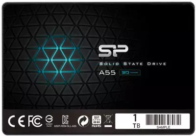 Silicon Power A55 1TB SATA3 SSD meghajtó (SP001TBSS3A55S25)