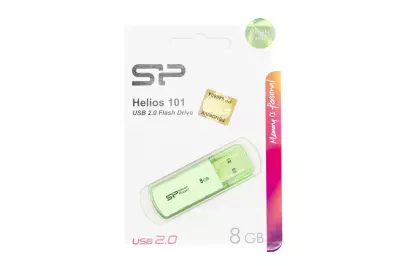 Silicon Power Helios 101 USB 2.0 8GB Zöld pendrive (SP008GBUF2101V1N)