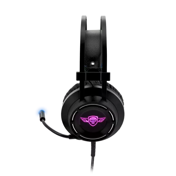 Spirit of Gamer ELITE-H70 PS4 világítós gamer fejhallgató, headset mikrofonnal (MIC-EH70PS4)