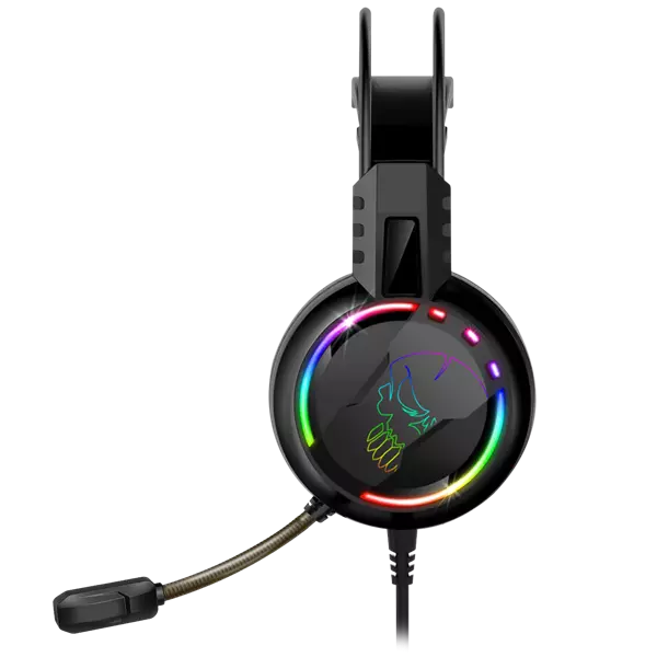 Spirit of Gamer PRO H7 RGB világítós gamer fejhallgató mikrofonnal, PS4/PS5, Xbox, Nintendo Switch (MIC-PH7)