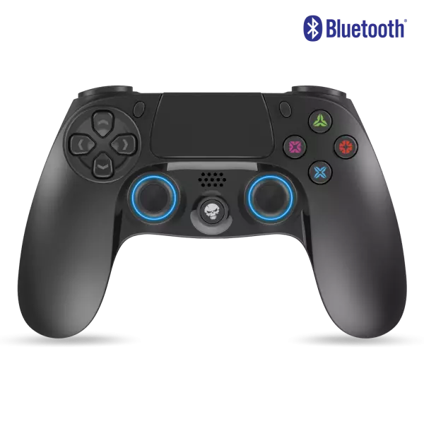 Spirit of Gamer PGP BlueTooth PS4 Wireless, Fekete-Kék, Vezeték Nélküli Kontroller, Gamepad, PS4/PS3 Kompatibilis (SOG-BTGP41)