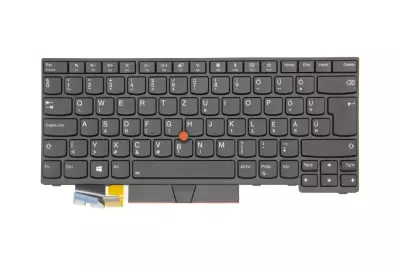 Lenovo ThinkPad E480, L480, T480S gyári új magyar háttér-világításos fekete billentyűzet trackpointtal (01YP375)