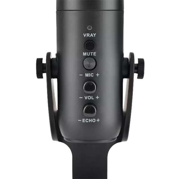 The G-Lab Mikrofon - K-MIC Streaming Pro NATRIUM Microphone, PC/MAC/PlayStation (USB csatlakozó, fekete)