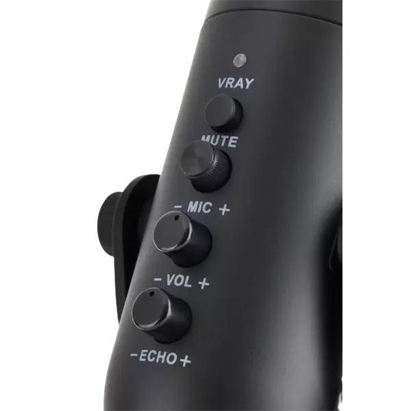 The G-Lab Mikrofon - K-MIC Streaming Pro NATRIUM Microphone, PC/MAC/PlayStation (USB csatlakozó, fekete)