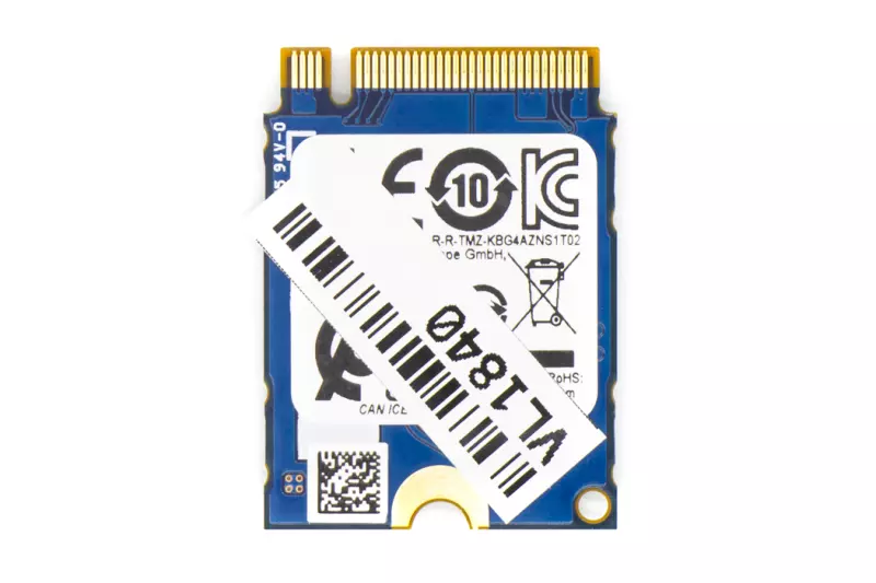 Toshiba 128GB M.2 PCIe NVME SSD meghajtó kártya, (2230) (KBG40ZNS128G)