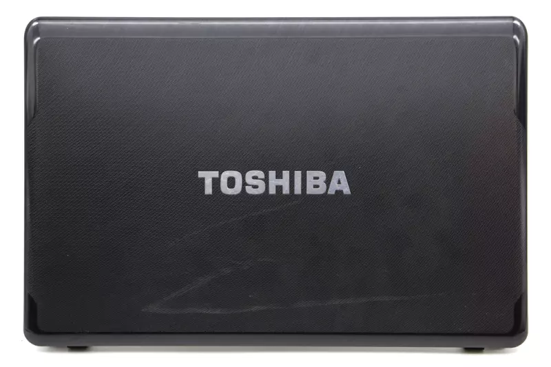 Toshiba Satellite A660, A665 használt LCD hátlap zsanérral (K000104480, AP0CX000810)