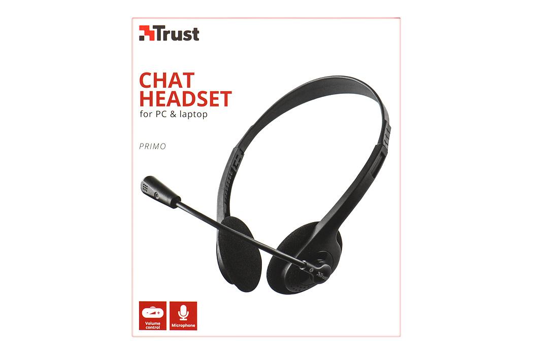 Trust Chat Headset sztereó fejhallgató mikrofonnal (16436, 21665)