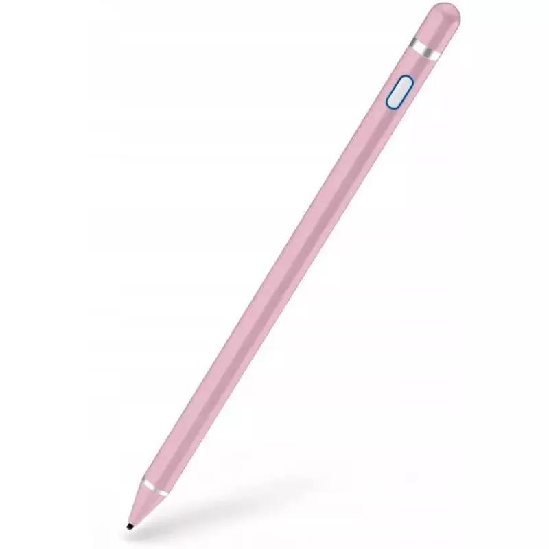 Univerzális érintő toll, érintőceruza, műanyag, (Bármilyen kapacitív kijelzőhöz), Active Stylus Pen, Pink - Rózsaszín