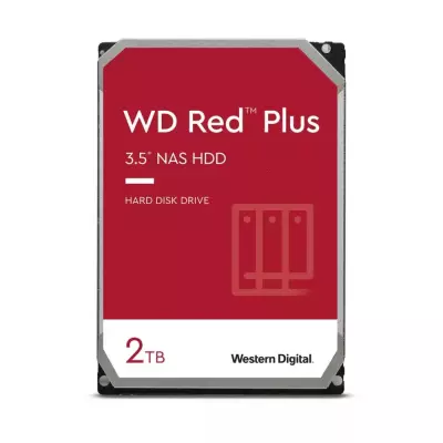 WESTERN DIGITAL 3,5 coll HDD SATA-III 2TB 5400rpm 128MB Cache, CAVIAR Red Plus (WD20EFPX)