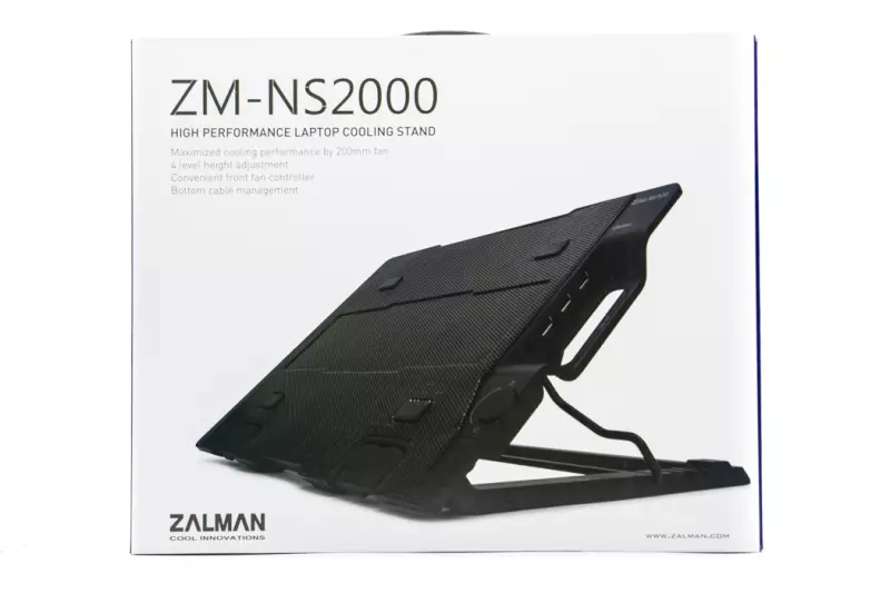 Zalman ZM-NS2000 hűtőpad (20 cm ventilátor, maximum 17