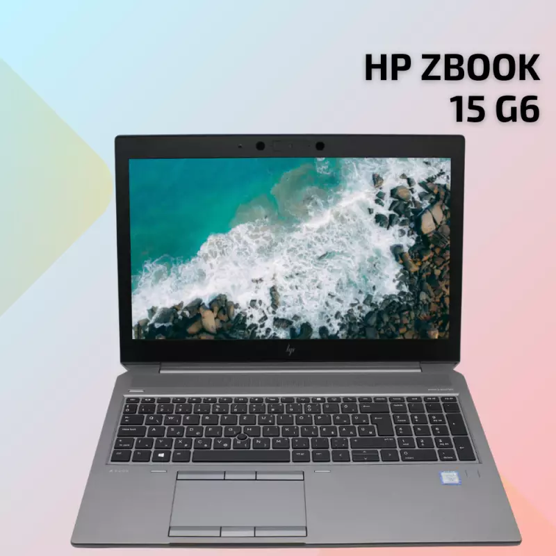 HP ZBook 15 G6 | Intel Core i7-9850H | 32GB memória | 512GB SSD | 15,6 colos FULL HD kijelző | MAGYAR BILLENTYŰZET | NVIDIA Quadro T2000 Max-Q| Windows 10 PRO + 3 év garancia! 