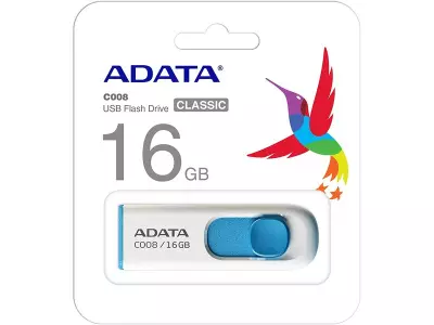 ADATA 16GB fehér pendrive (AC008-16G-RWE)